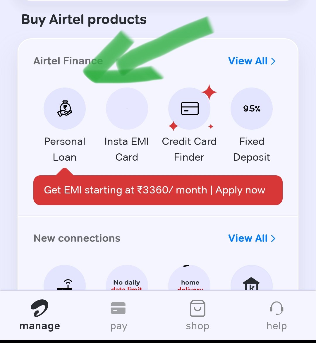 Airtel personal loan